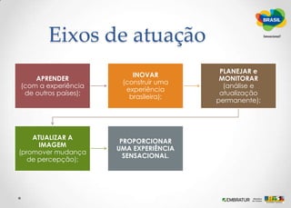 Tendências do Turismo MundialEvolução da entrada de turistas nas Américas, em milhões:Fonte: OMT – Organização Mundial do Turismo