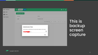 Copyright © SUSE 2021
This is
backup
screen
capture
 
