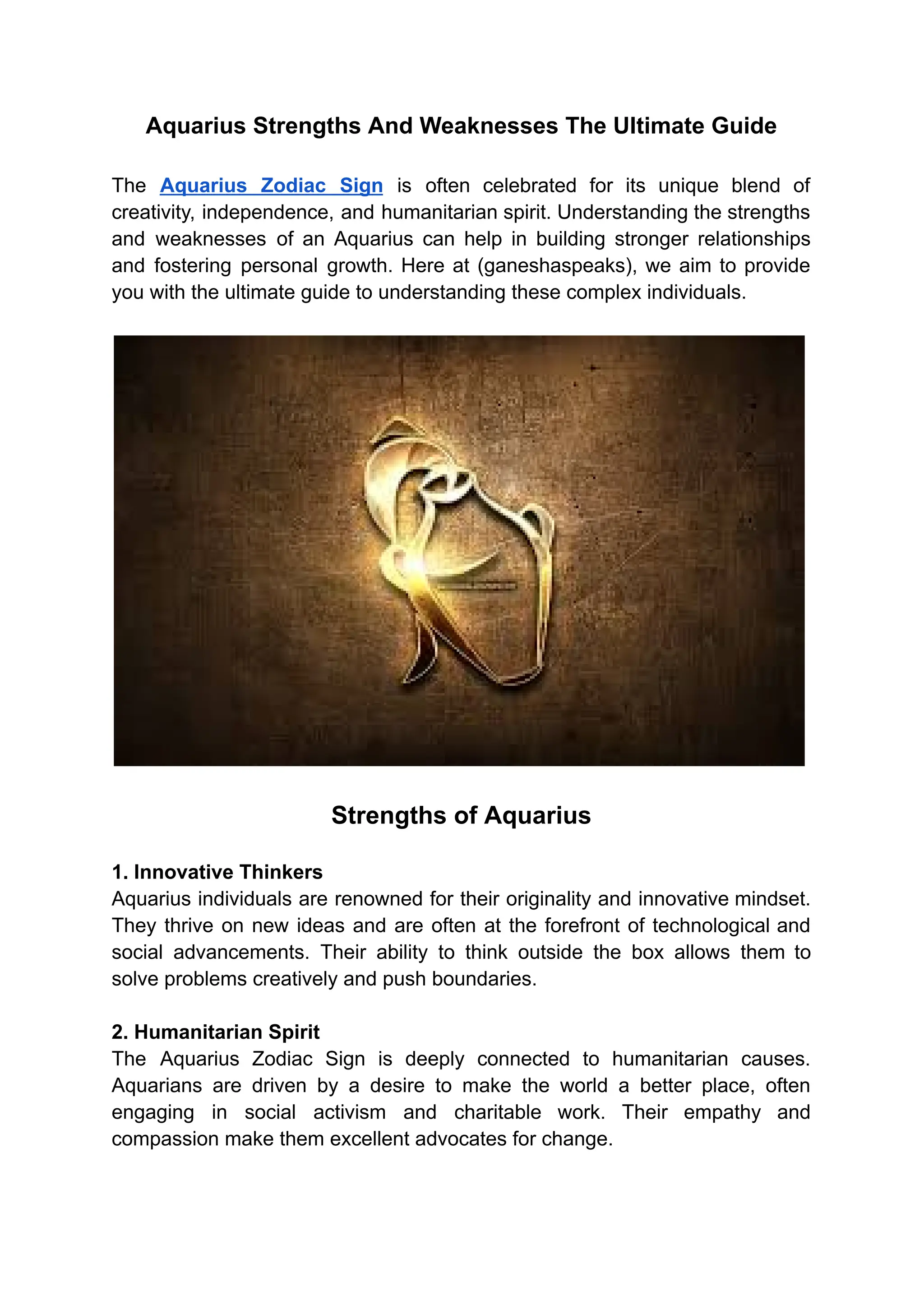 Unveiling The Intriguing Aquarius Traits: The Ultimate Guide To Their Biggest Fears. - 2p1nccp
