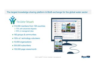 The Water Network by AquaSPE AG | PDF