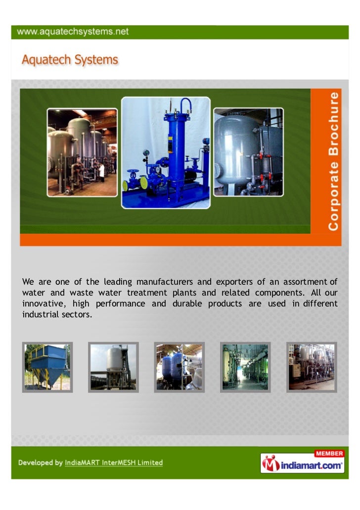 Aquatech Systems, Pune, Water Treatment Plants