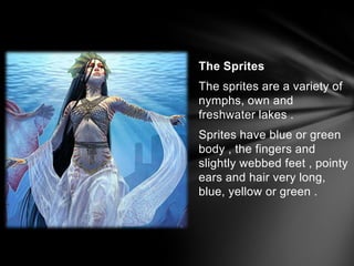 Aquatic Mythological Beings | PPTX