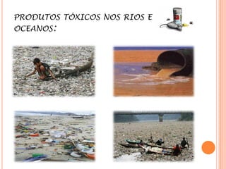 Queima de combustíveis fosseis:Os combustíveis fósseis são formados pela decomposição de matéria orgânica através de um processo que leva milhares e milhares de anos e, por este motivo, não são renováveis ao longo da escala de tempo humana, ainda que ao longo de uma escala de tempo geológica esses combustíveis continuem a ser formados pela natureza.O carvão mineral, os derivados do petróleo (tais como a gasolina, óleo diesel, óleo combustível, o GLP - ou gás de cozinha -, entre outros) e ainda, o gás natural, são os combustíveis fósseis mais utilizados e mais conhecidos.