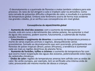 Regras do jogo Aquecimento Global.