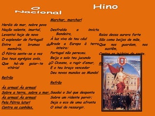 O Hino Nacional