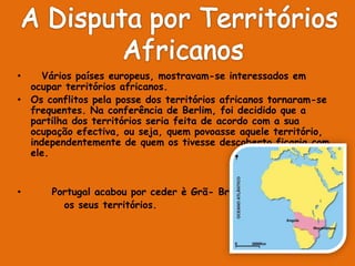 A disputa por os territórios Africanos