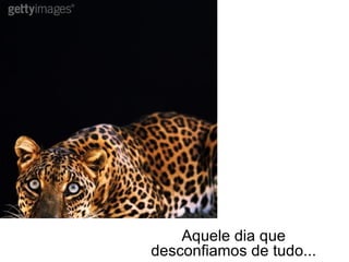 Aquele dia que desconfiamos de tudo... 