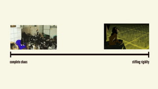 complete chaos stifling rigidity
 