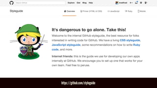 https://github.com/styleguide
 