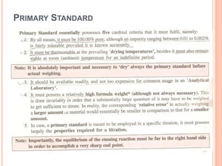 PRIMARY STANDARD
 