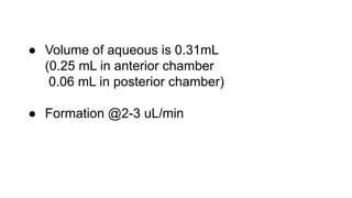 Comprehensive Overview of Aqueous Humour Dynamics in Ophthalmology | PDF