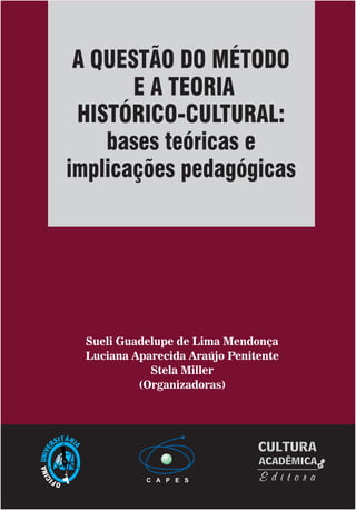 A
N
I
C
IFO
ÁR
T
I I
S
A
R
E
V
I
N
U
Sueli Guadelupe de Lima Mendonça
Luciana Aparecida Araújo Penitente
Stela Miller
(Organizadoras)
 