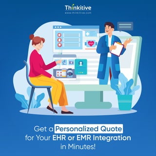 w w w.t h i n k i t i v e . c o m
Get a Personalized Quote
for Your EHR or EMR Integration
in Minutes!
 