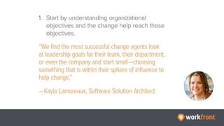 A Quick Guide to Making Change Happen in Your Organization