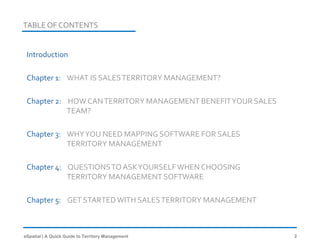 A Quick Guide to Sales Territory Management by eSpatial | PDF