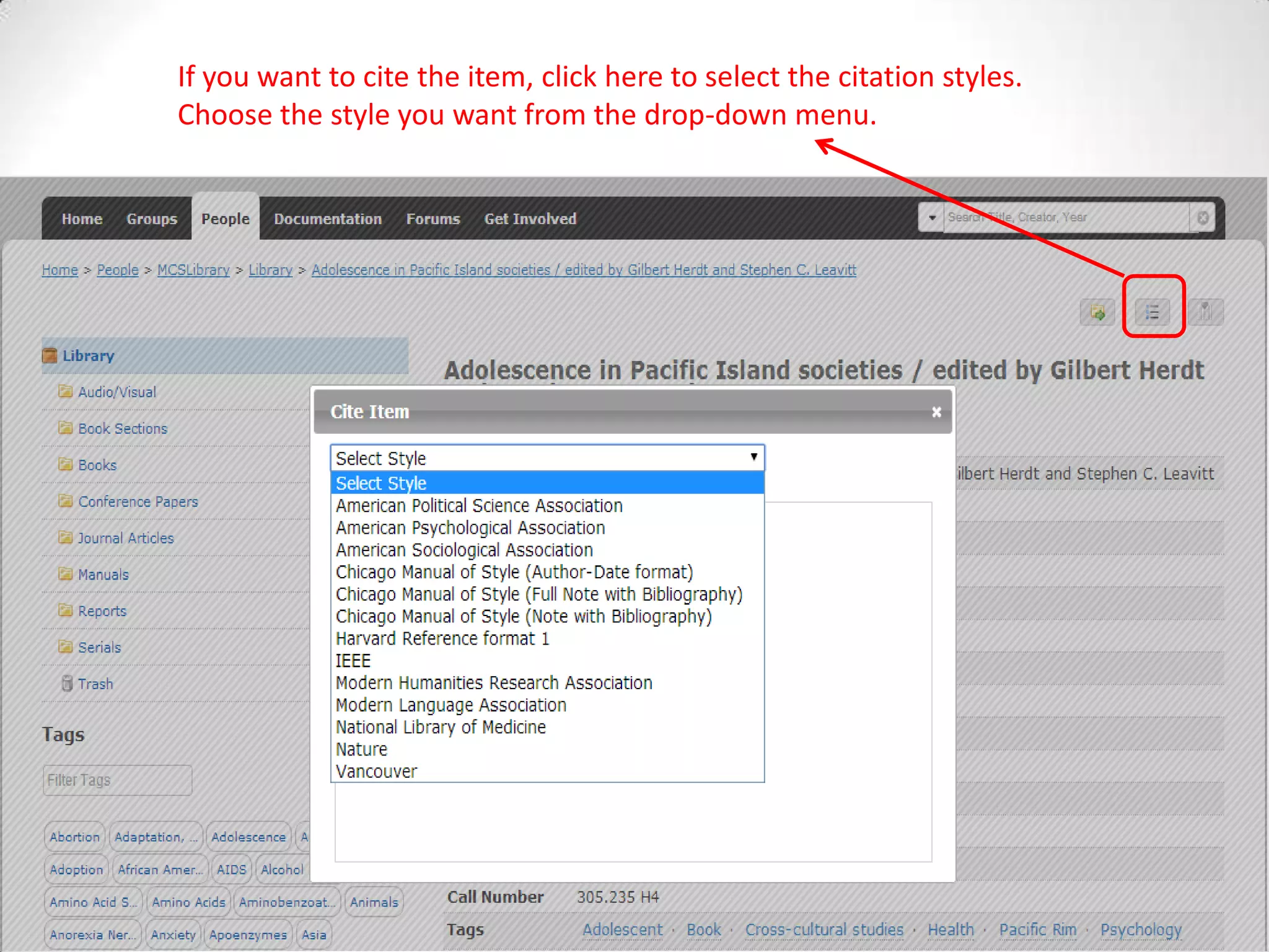 A quick start tutorial of zotero web library PPT