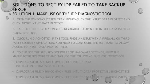 A quick way to fix Intuit Data Protect Backup Failed error.pptx