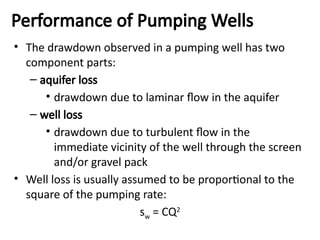 Drawdown Pump Comprehensive Guide to Aquifer Pumping Tests and Well Efficiency in ...