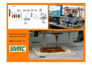 systèmes	
  et	
  matériaux	
  
	
  Research	
  Corpora?on	
  
	
  (SMRC)	
  à	
  Aus?n,	
  TX	
  
 