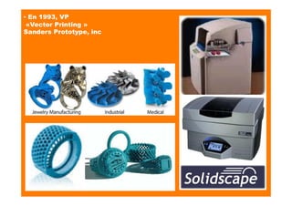 ▪ En 1993, VP
«Vector Printing »
Sanders Prototype, inc
 