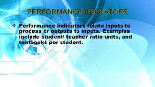 Input Indicators Examples Identification of Indicators | PPTX