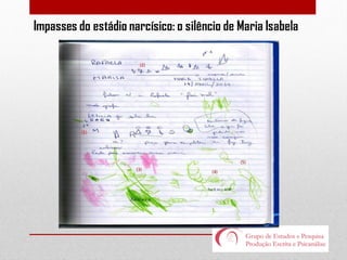 Impasses do estádio narcísico: o silêncio de Maria Isabela

 