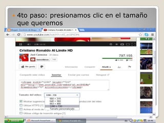  4to paso: presionamos clic en el tamaño
que queremos