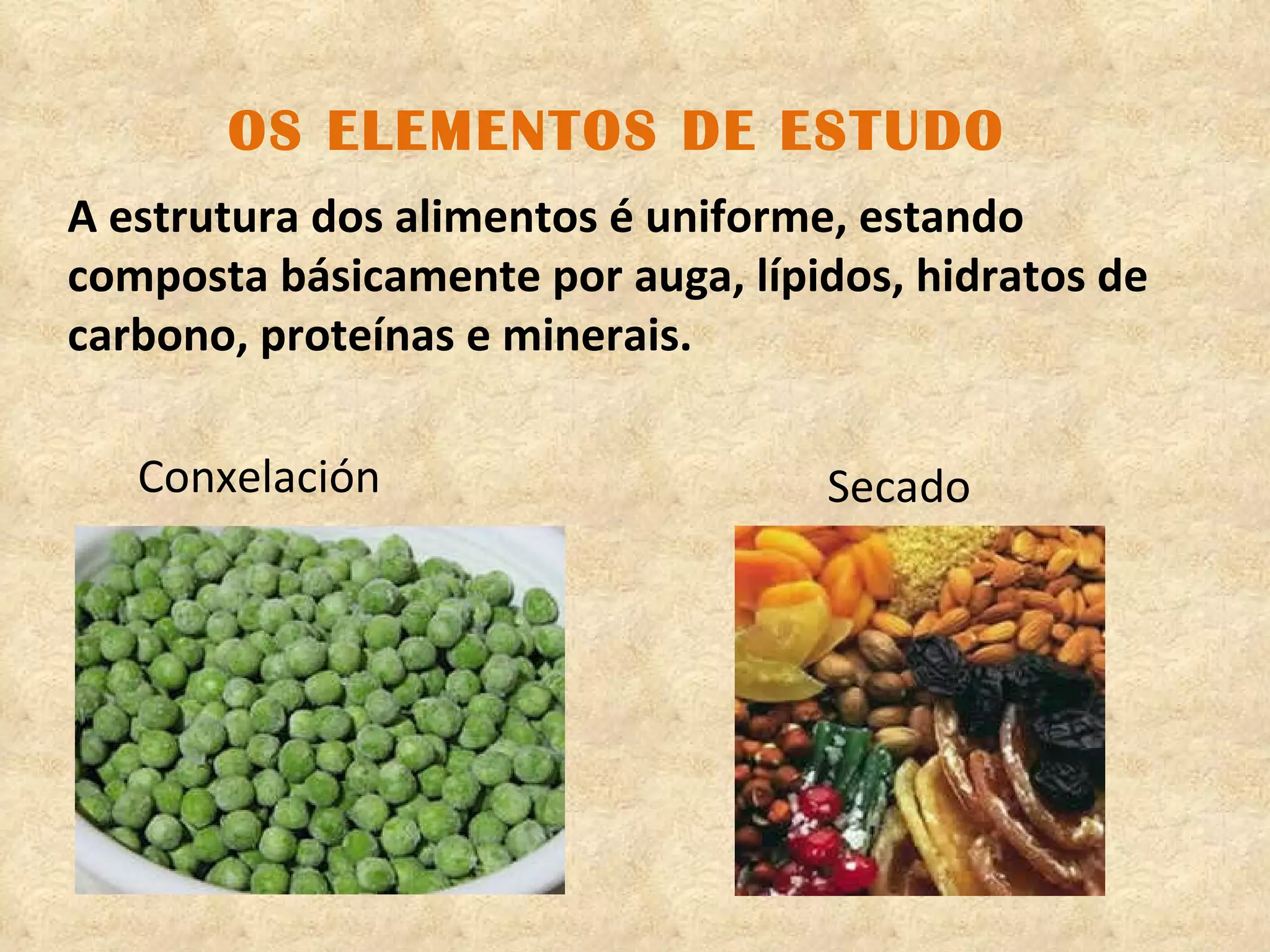 A química dos alimentos | PPS