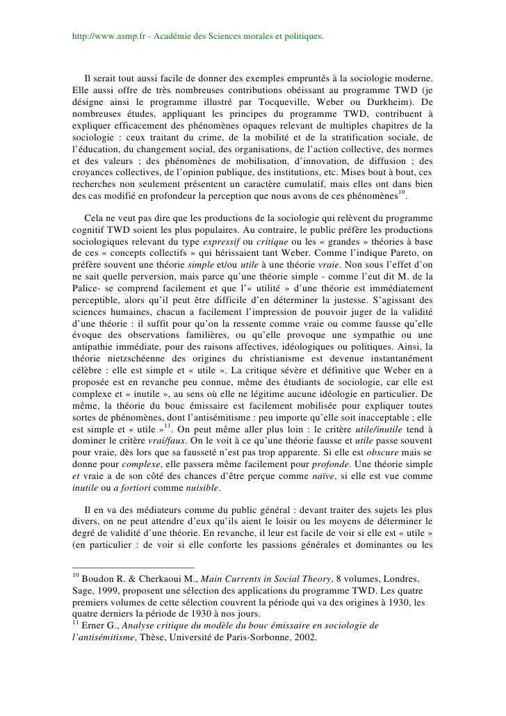 A Quoi Sert La Sociologie