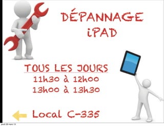 Mon rôle
                       Pédagogie

                         Des questions ?

                   Témoignages des enseignants




jeudi 28 mars 13
 