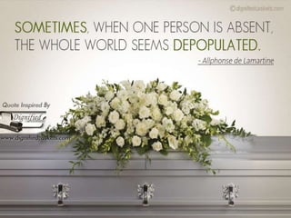 A quotographics by dignified caskets