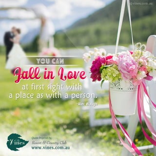 A Quotography on Wedding Venues