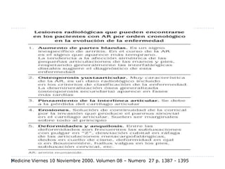 Medicine Viernes 10 Noviembre 2000. Volumen 08 – Numero  27 p. 1387 - 1395 