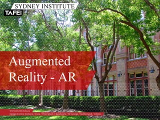 Augmented
Reality - AR
 