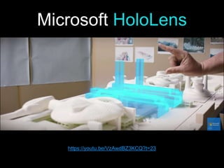 https://youtu.be/VzAwdBZ3KCQ?t=23
Microsoft HoloLens
 
