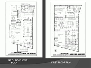 FIRST FLOOR PLAN
GROUND FLOOR
PLAN
 