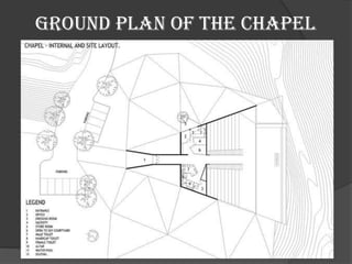 ground plan of the chapel
 