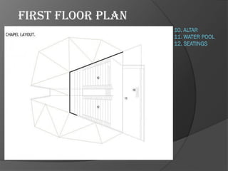 First floor plan
 