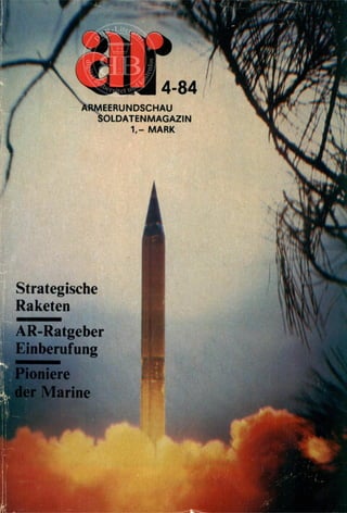 NVA: "Armeerundschau",  April 1984