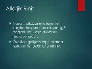 allergic rhinosinusitis-allerjik rinit sunumu | PPTX