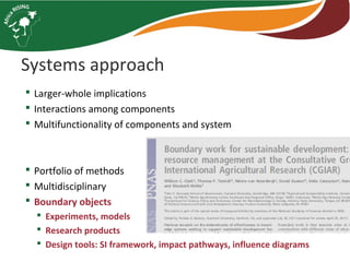 Integrated systems research for farms and livelihoods in Africa RISING phase II