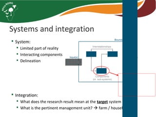 Integrated systems research for farms and livelihoods in Africa RISING phase II