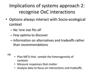 The new agronomy and new research methods?