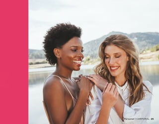 SUAVEScaricias
Crema de Manos
Antibacterial
•	 Elimina las bacterias de las manos en un 99.99%
•	 100% libre de alcohol
•	 Brinda humectación y nutrición a las manos
Ingredientes
•	 Hialuronato de sodio
•	 Manteca de karité
•	 Pantenol
Uso
diario
60ml
(2floz)
Díay
noche
25Personal | CORPORAL24
Sandía-melón
Manzana-pera
Vainilla
CORPORAL | Personal
Precio
sugerido
$ 178,00
 