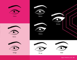 Uso
diario
2.5g
(0.09oz)
Díay
noche
Delineador Líquido
para Ojos
•	 Fórmula resistente al agua
•	 Acabado mate
•	 Punta tipo pincel
UN
MUNDO
de posibilidades
Felino
Clásico
Pin up
Básico
Diario
Griego Bold
Drama
Color: Negro Mate
Ojos | MAQUILLAJEMAQUILLAJE | Ojos44 45
Precio
sugerido
$ 740,00
 