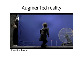 Augmented	
  reality

Monitor	
  based

 