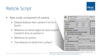AR / VR Interaction Development with Unity | PDF