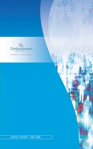 ANNUAL REPORT • 2007-2008
 