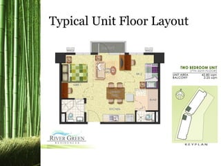 Typical Unit Floor Layout
 