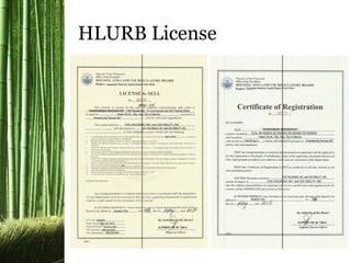 HLURB License
 